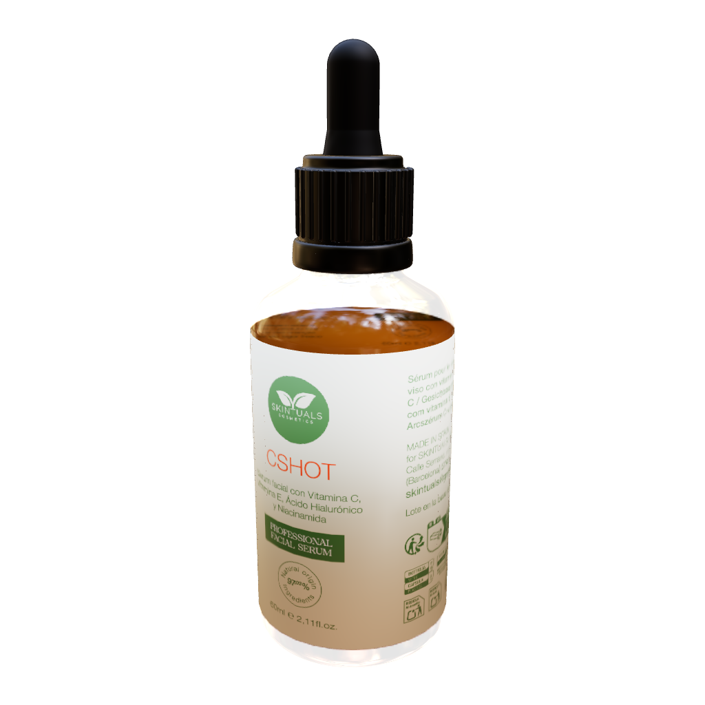CSHOT SERUM - Sérum Facial con Vitamina C, E, Ácido Hialurónico, Niacinamida y Aloe Vera 60ml.
