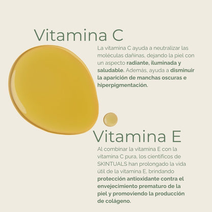 CSHOT SERUM - Sérum Facial con Vitamina C, E, Ácido Hialurónico, Niacinamida y Aloe Vera 60ml.