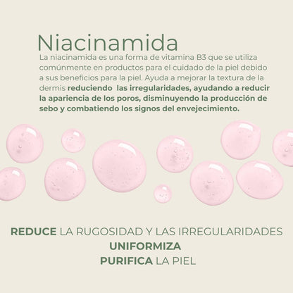 CSHOT SERUM - Sérum Facial con Vitamina C, E, Ácido Hialurónico, Niacinamida y Aloe Vera 60ml.