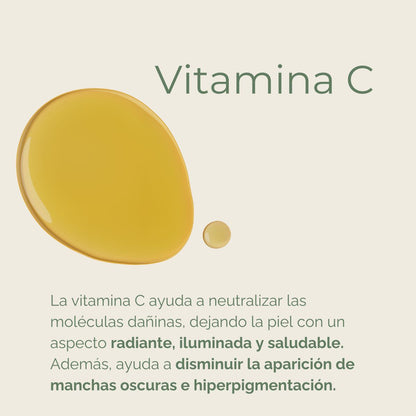 CSHOT CREAM - Crema Hidratante Facial con Complejo de Péptidos y Ceramidas, Vitamina C, E, Ácido Hialurónico, Niacinamida y Aloe Vera 50ml